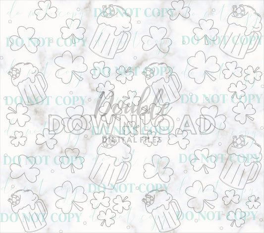 St. Patty's Day tumbler tape file